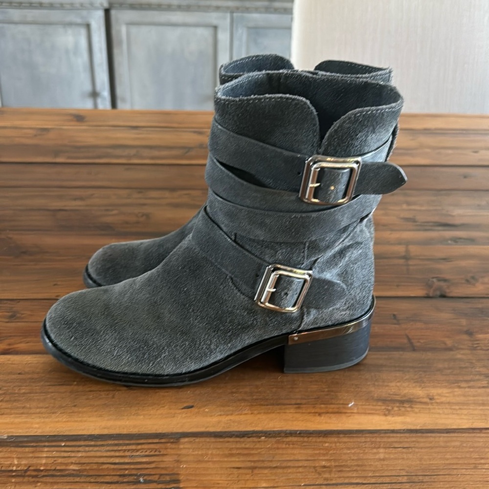 Grey Vince Camuto boots